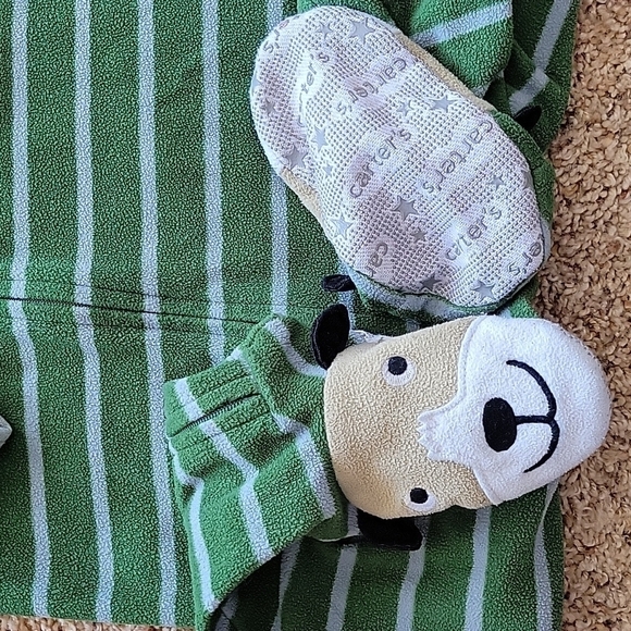 Carter's fleece sleeper, 2T - Picture 2 of 4